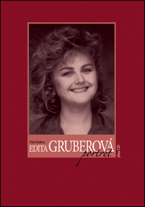 Niel Rishoi: Edita Gruberova - Portret (Book cover, Slovak)